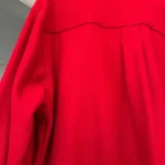 Thumbnail for Redstone vintage Y2K oversized red wool-blend overshirt