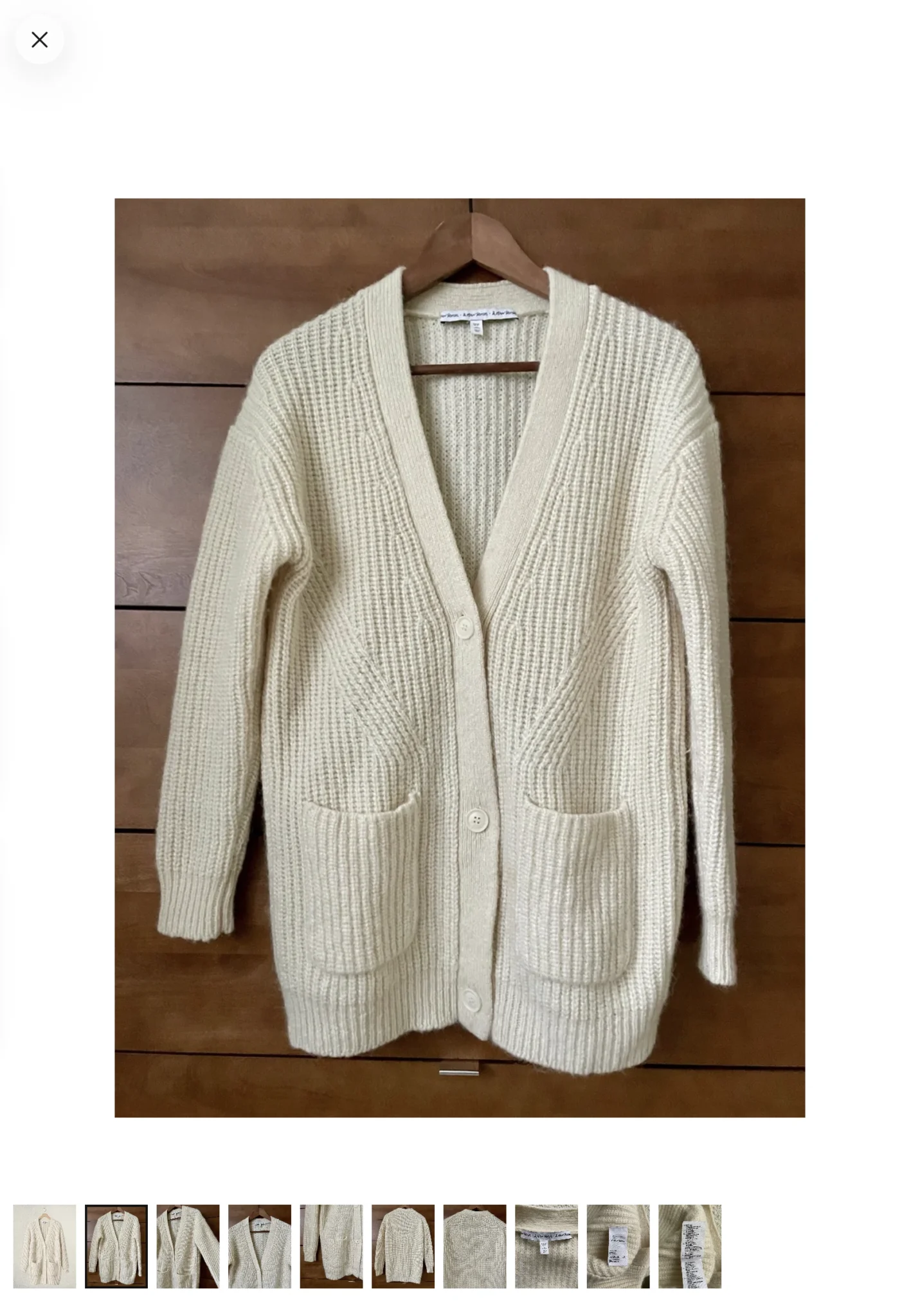 Image for Alpaca and wool cardigan