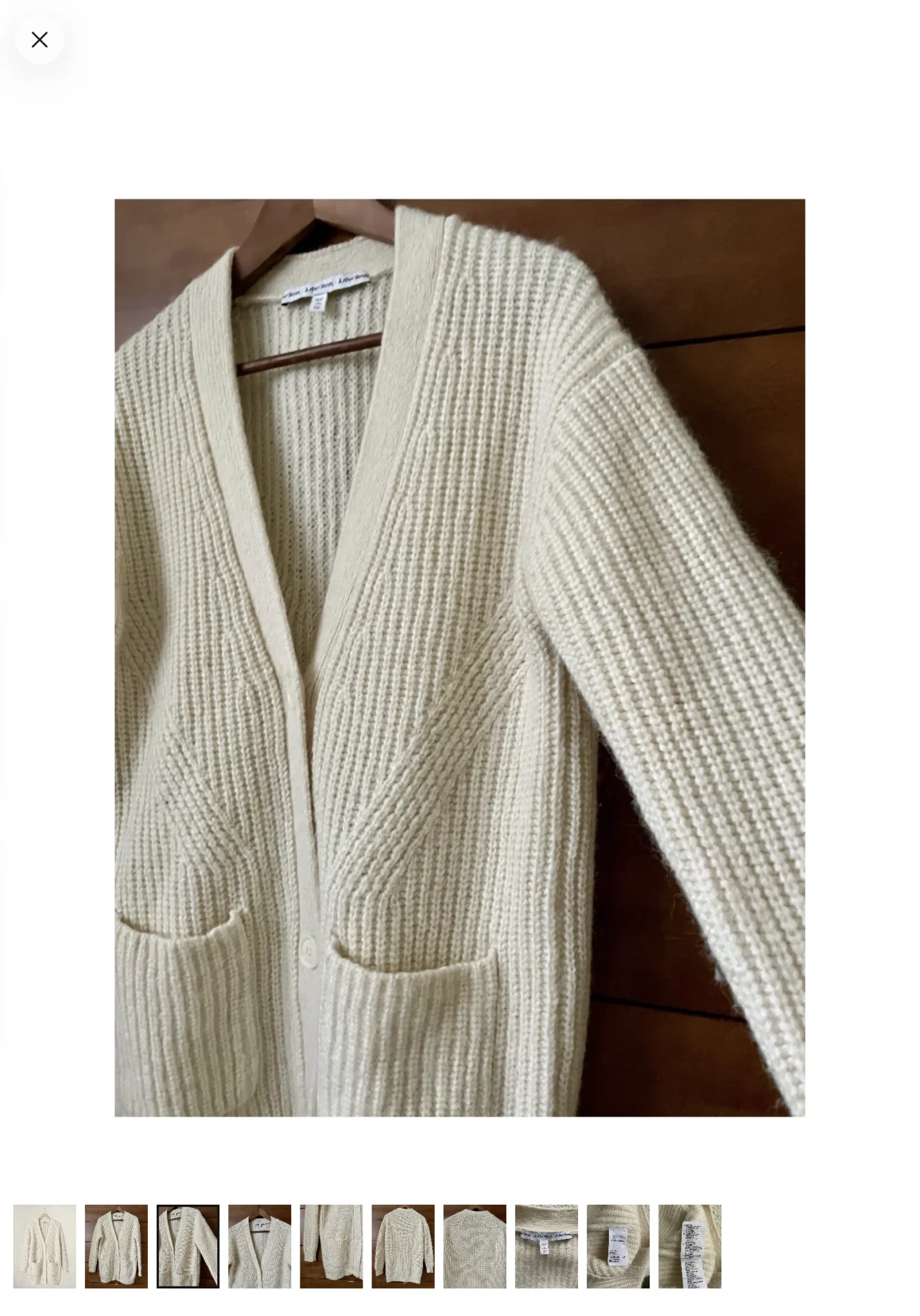 Image for Alpaca and wool cardigan