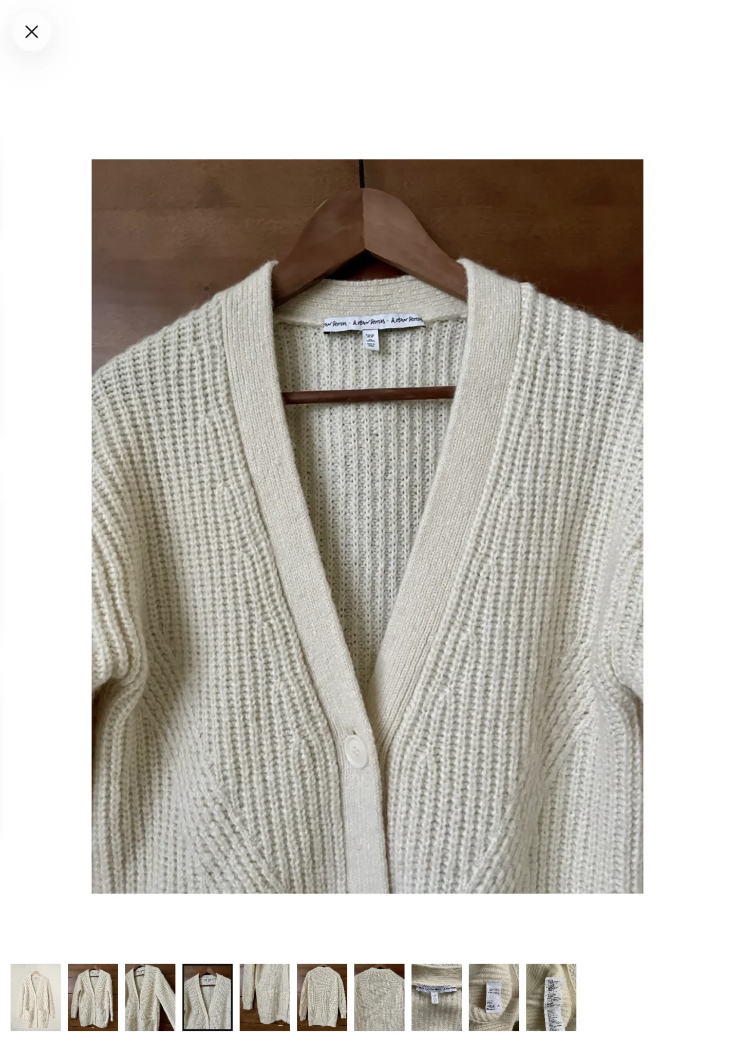 Image for Alpaca and wool cardigan
