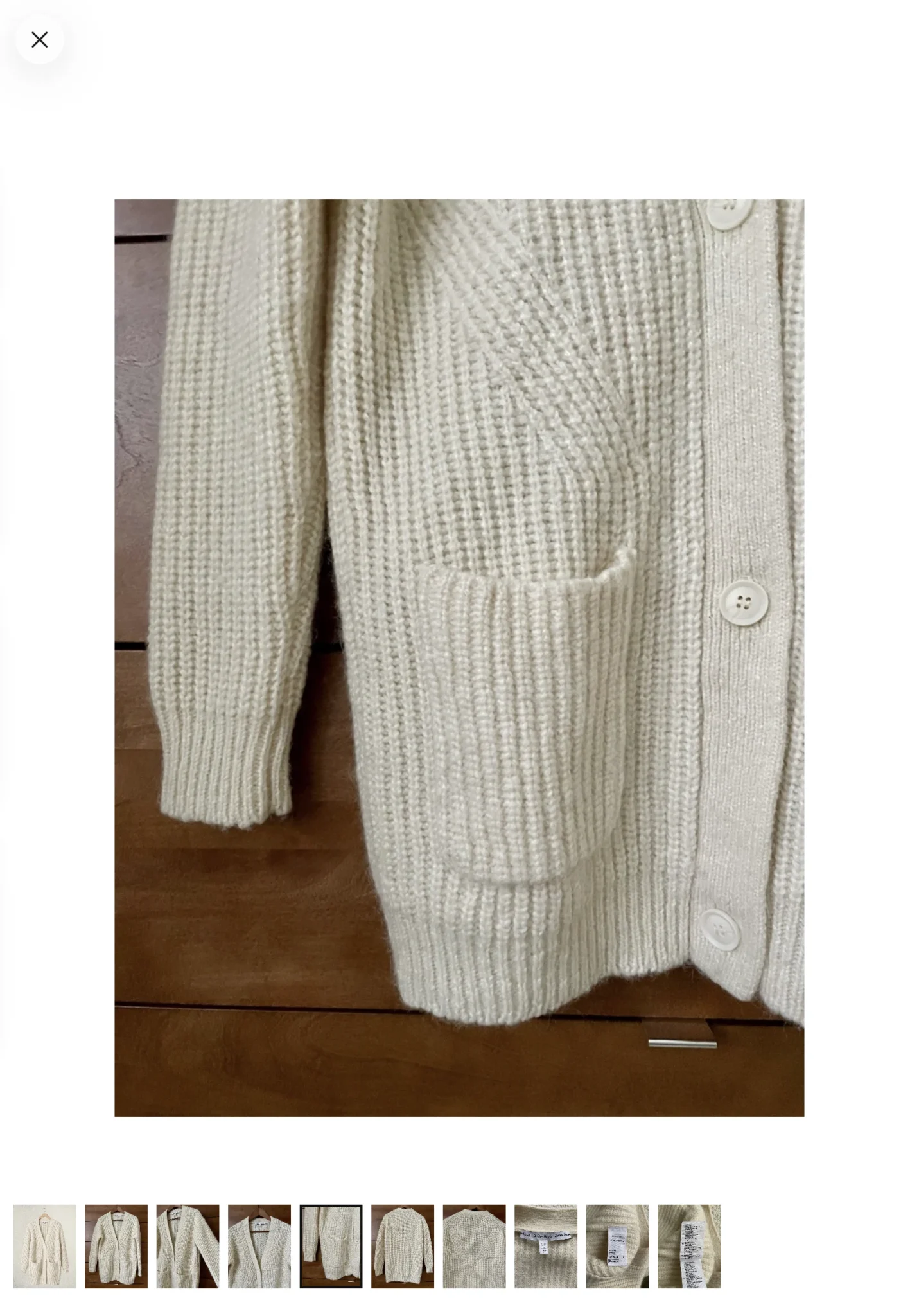 Image for Alpaca and wool cardigan