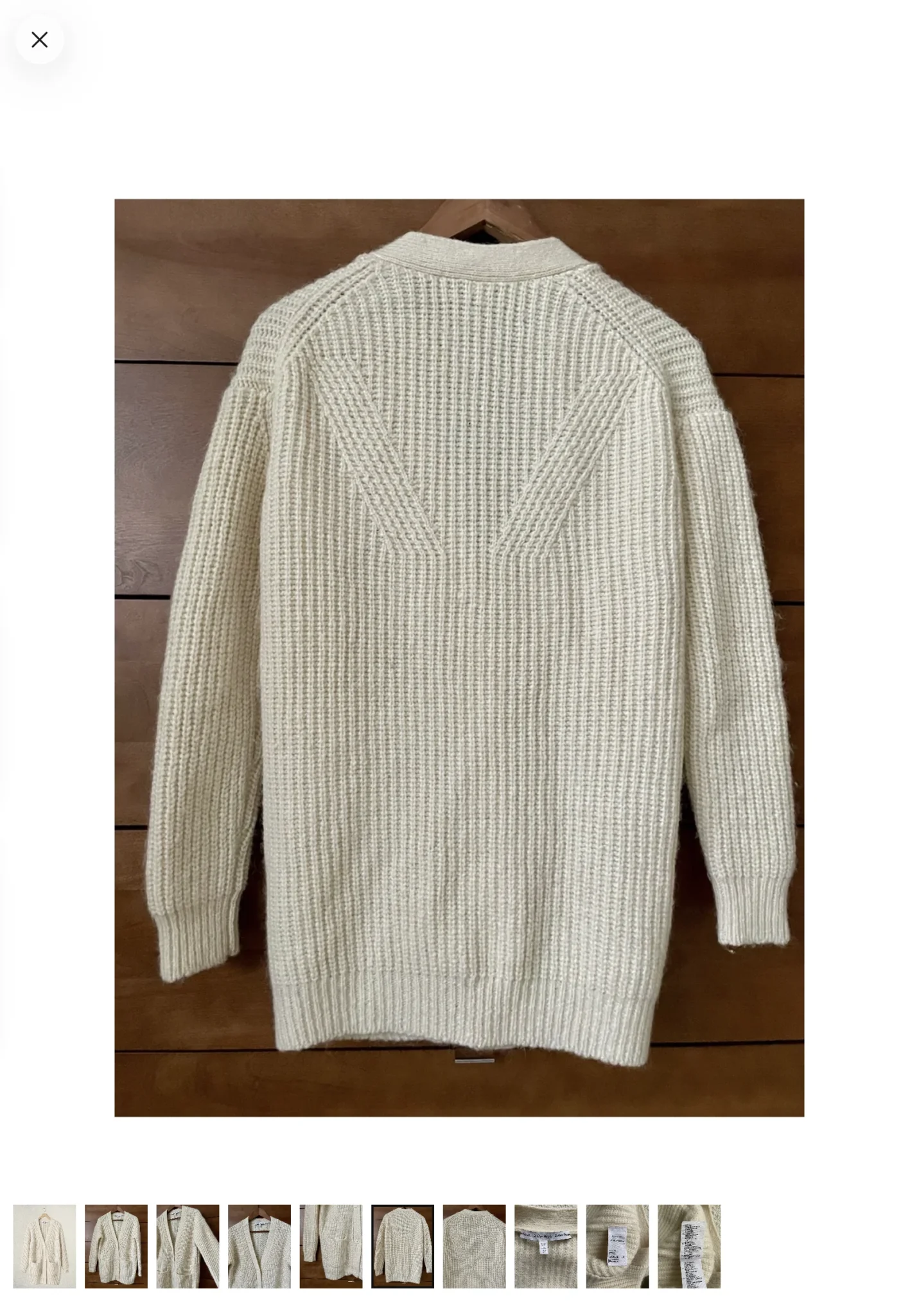 Image for Alpaca and wool cardigan