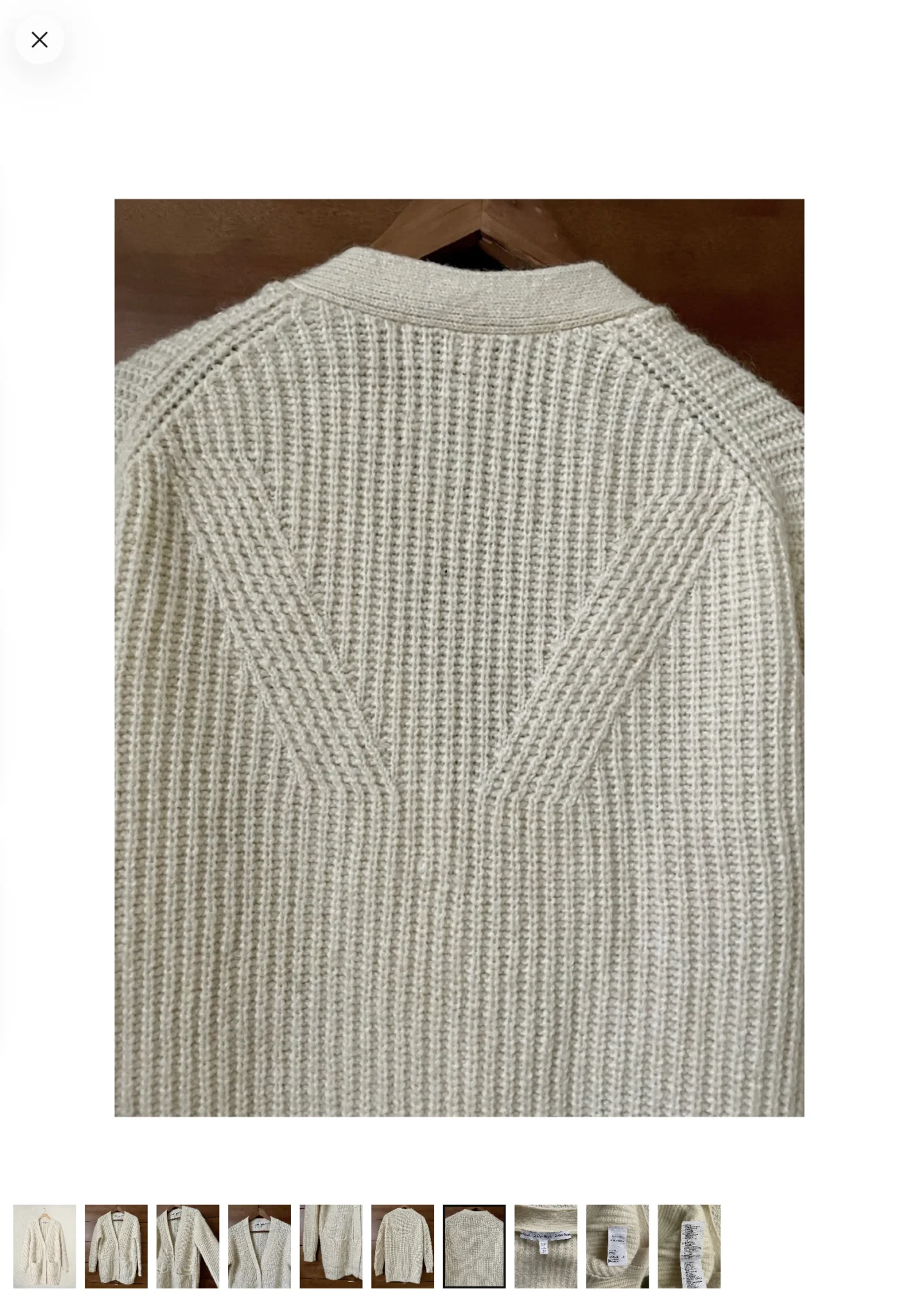 Image for Alpaca and wool cardigan