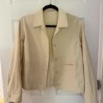 Featured thumbnail for Uniqlo beige autumn jacket, size S