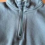 Thumbnail for Green half-zip jumper