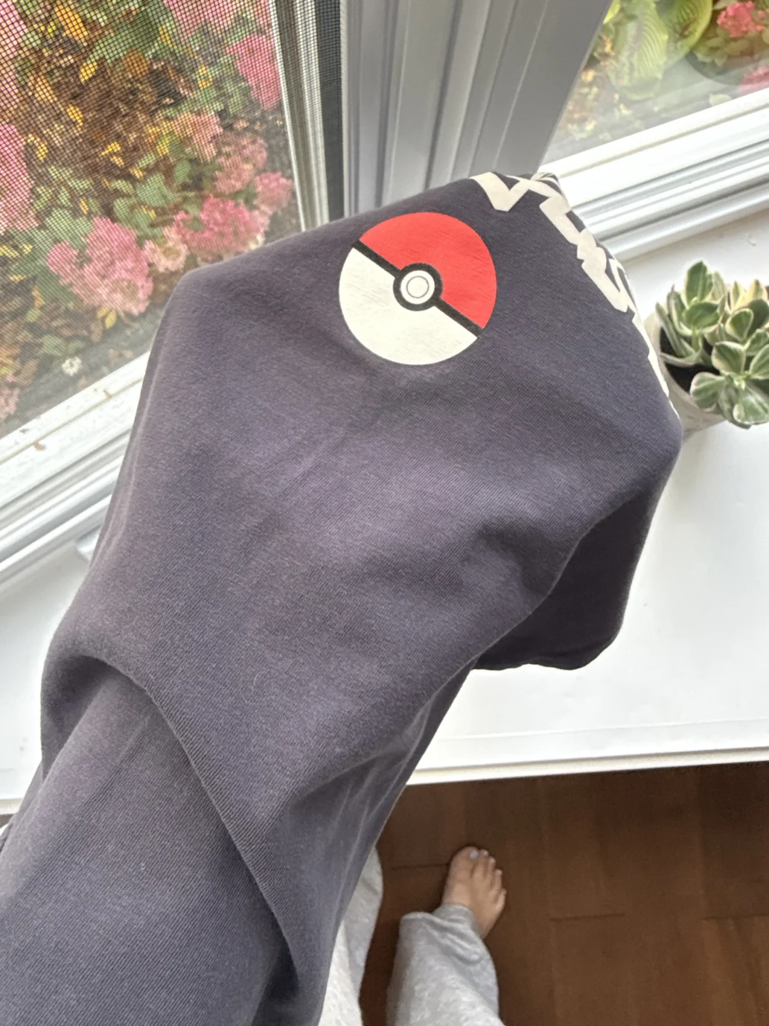 Image for Manches longues gris foncé Pokémon