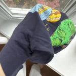 Thumbnail for Navy blue long-sleeved dinosaur top