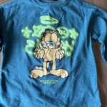 Thumbnail for Garfield green long-sleeved top