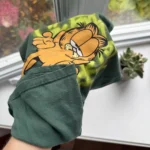 Thumbnail for Garfield green long-sleeved top