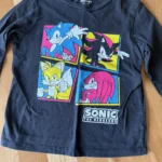 Thumbnail for Manches longues noir Sonic