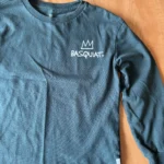 Thumbnail for Basquiat green long-sleeved top