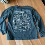 Thumbnail for Basquiat green long-sleeved top