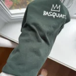 Thumbnail for Basquiat green long-sleeved top