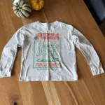 Featured thumbnail for White long-sleeved Pizza Ninja Turtles T-shirt