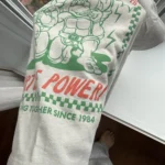 Thumbnail for White long-sleeved Pizza Ninja Turtles T-shirt