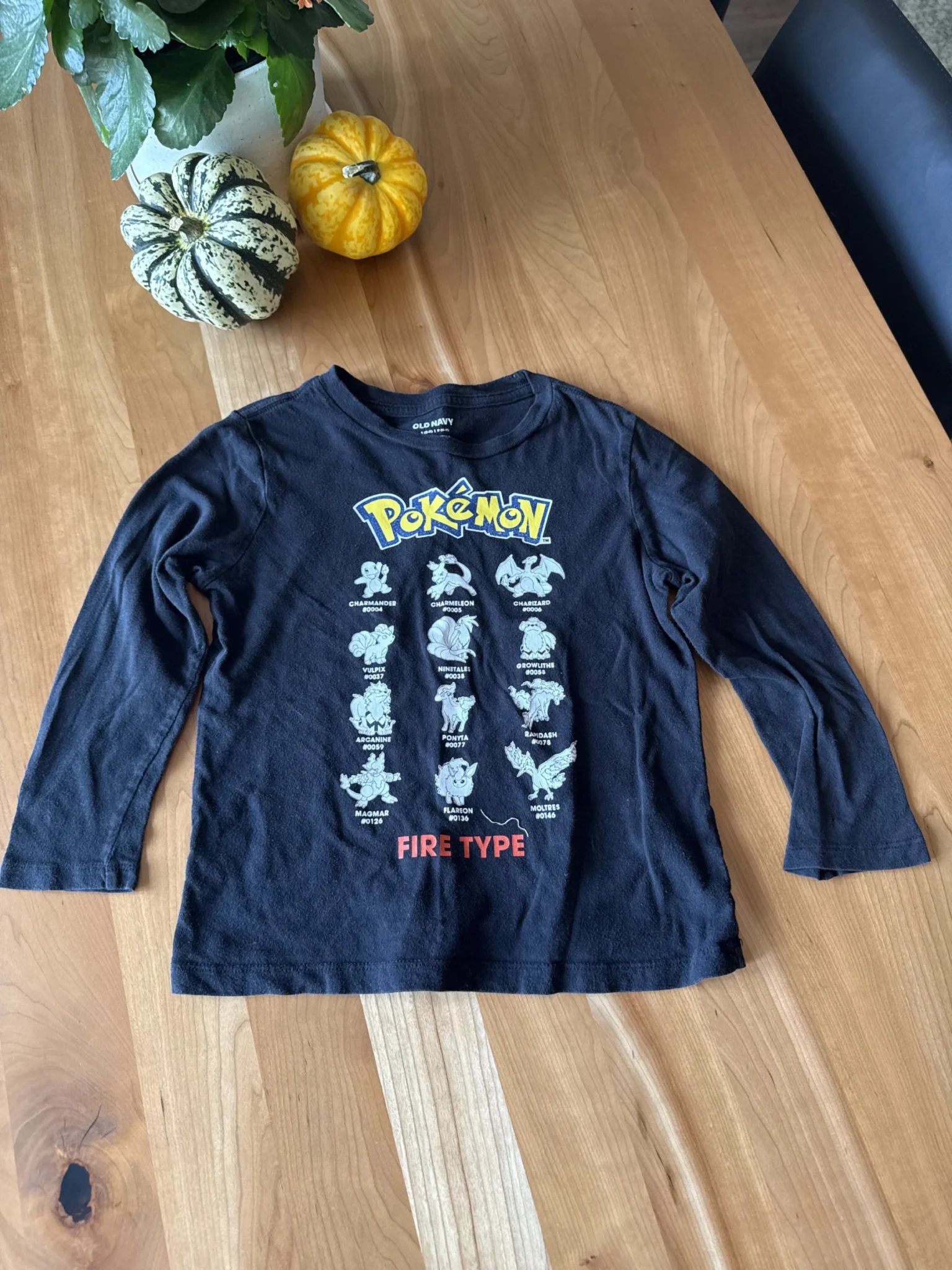 Featured image for Black Pokémon long-sleeved top