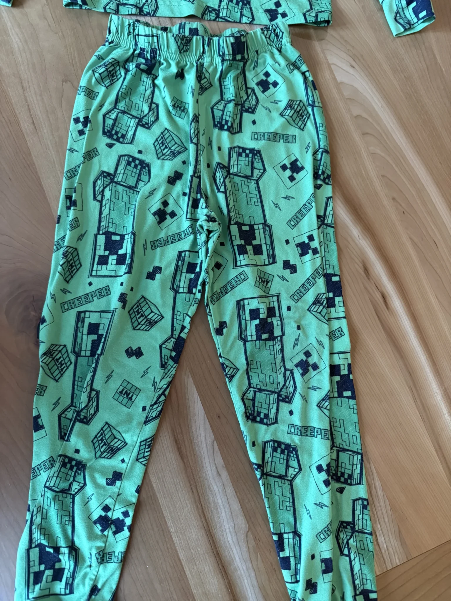 Image for Green Minecraft pyjamas