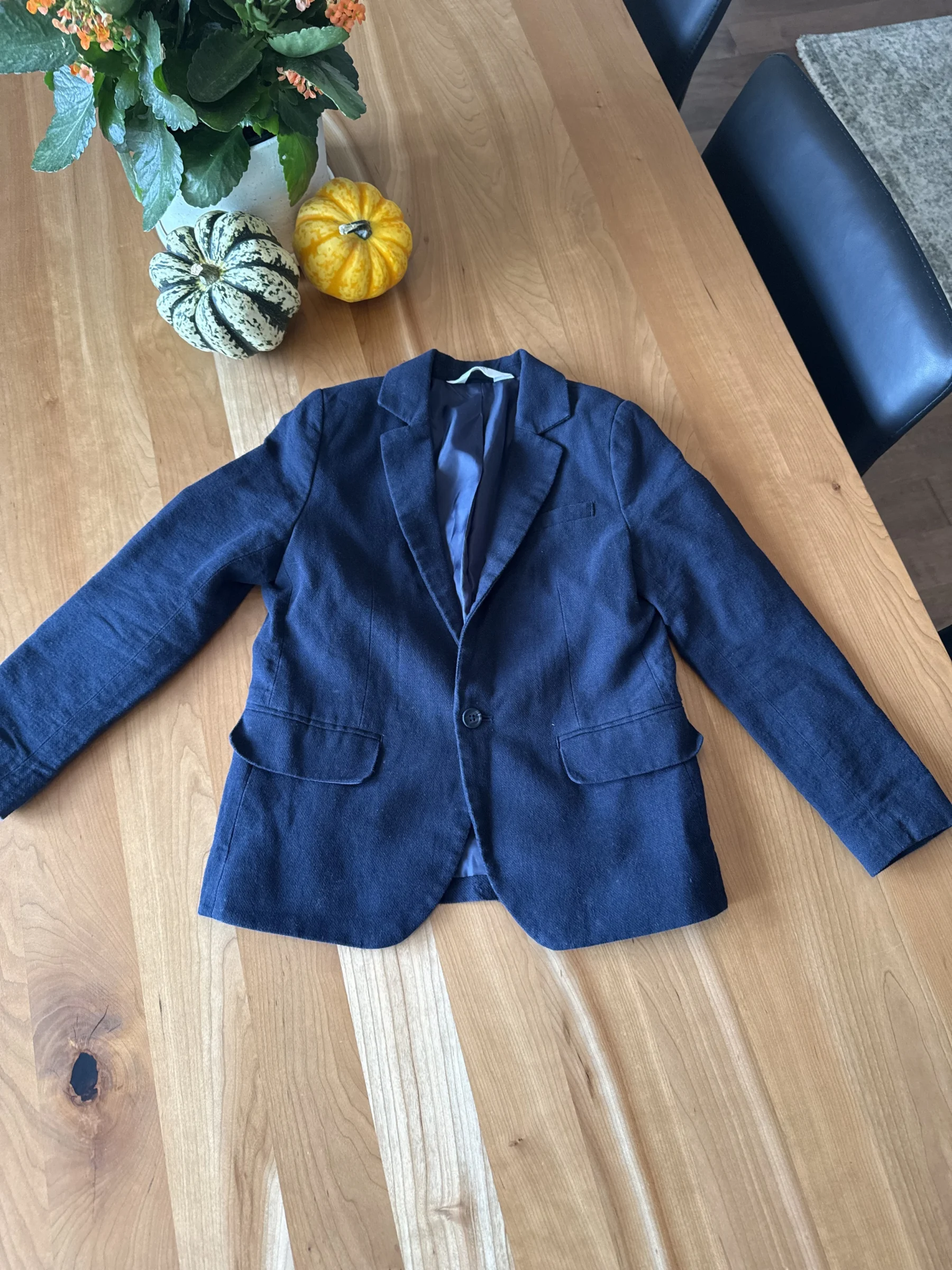 Veston bleu martin  lin HM seconde main