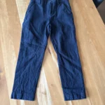 Featured thumbnail for Navy blue linen trousers