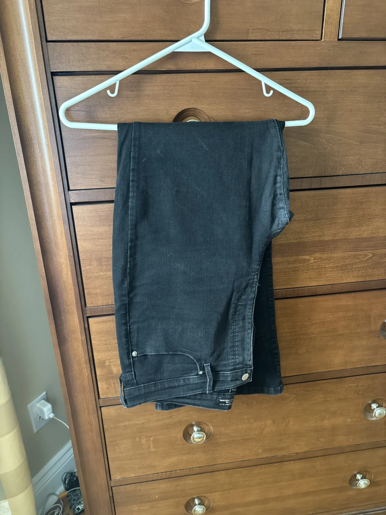 Featured image for Black flared jeans