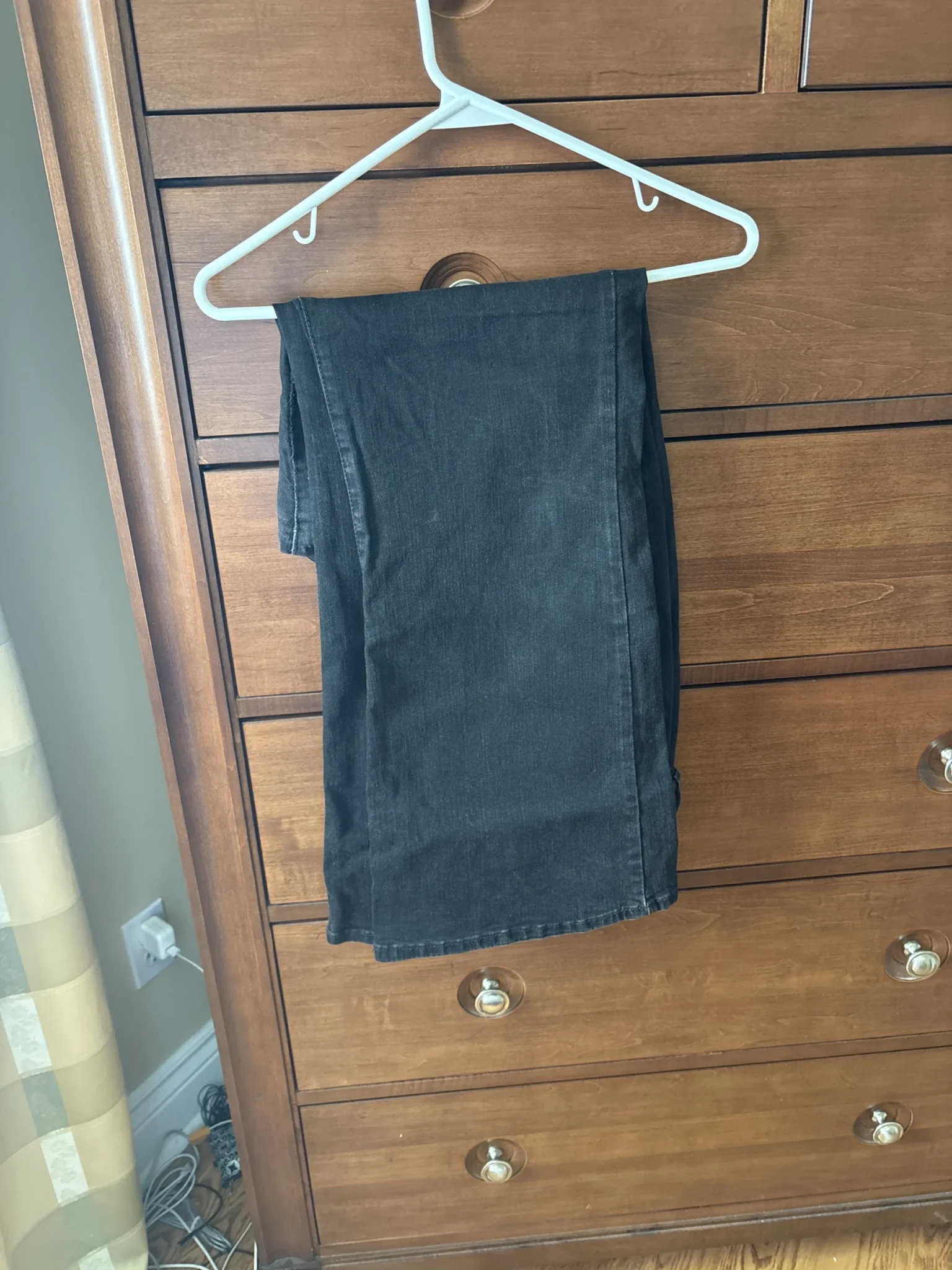 Image for Black flared jeans