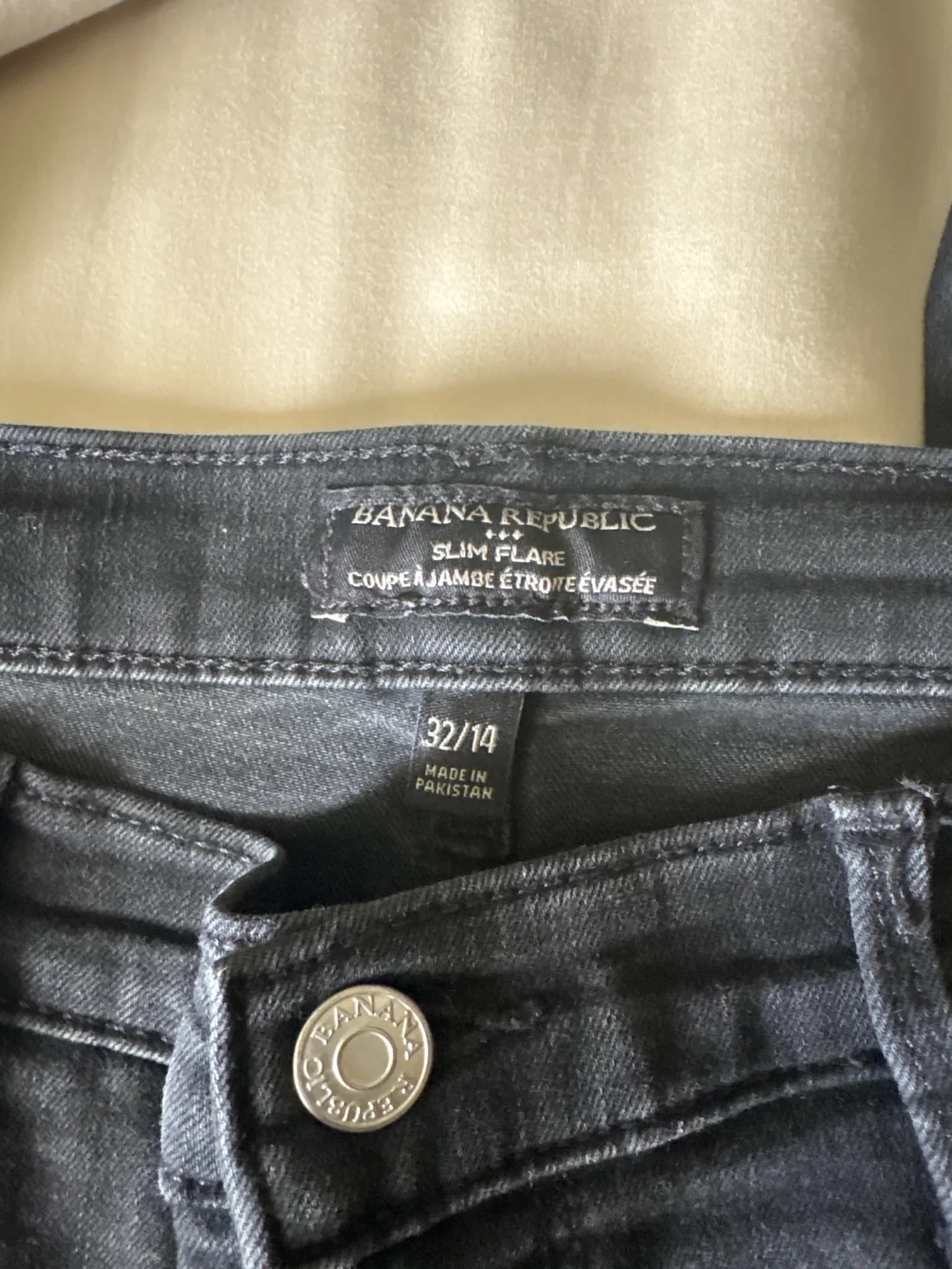 Image for Black flared jeans