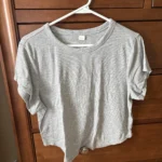 Featured thumbnail for Grey short-sleeved jumper