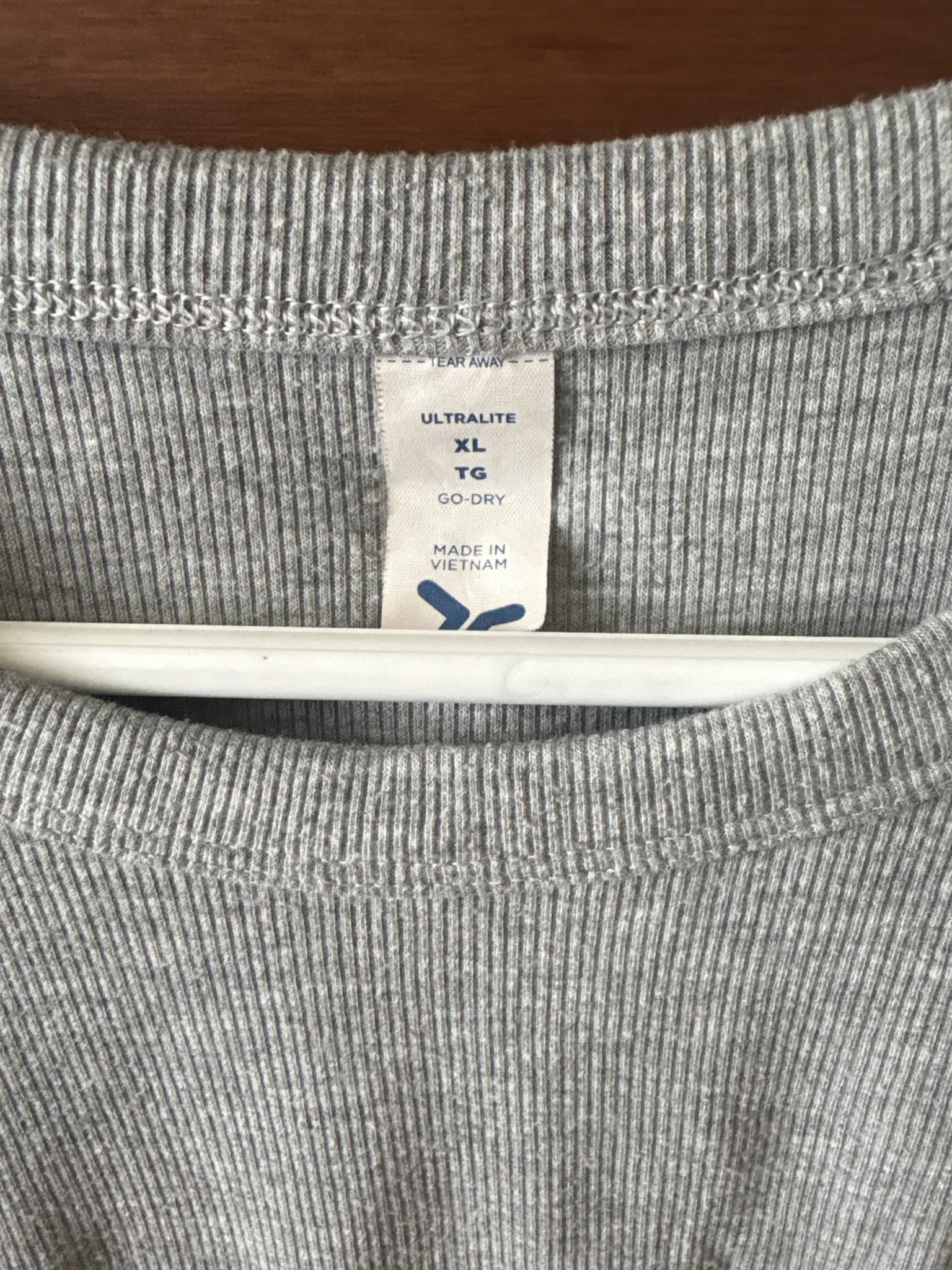 Image for Grey short-sleeved jumper