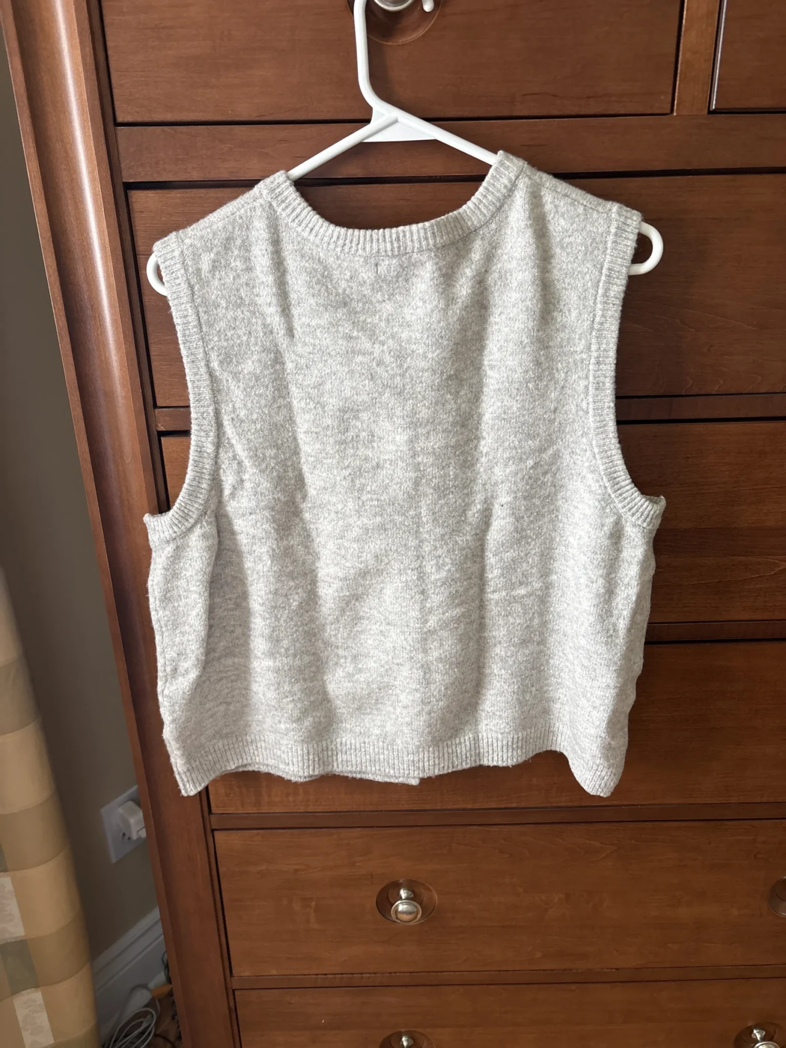 Image for Grey sleeveless jacket