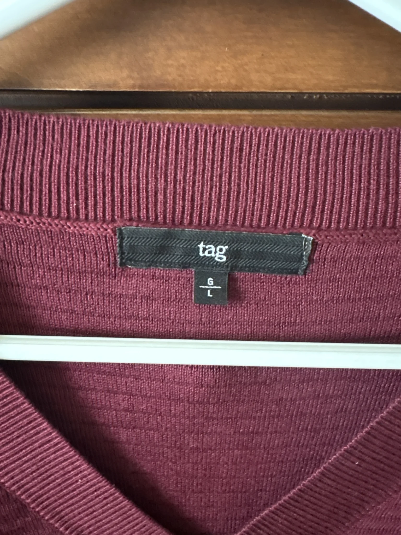 Image for Burgundy jumper