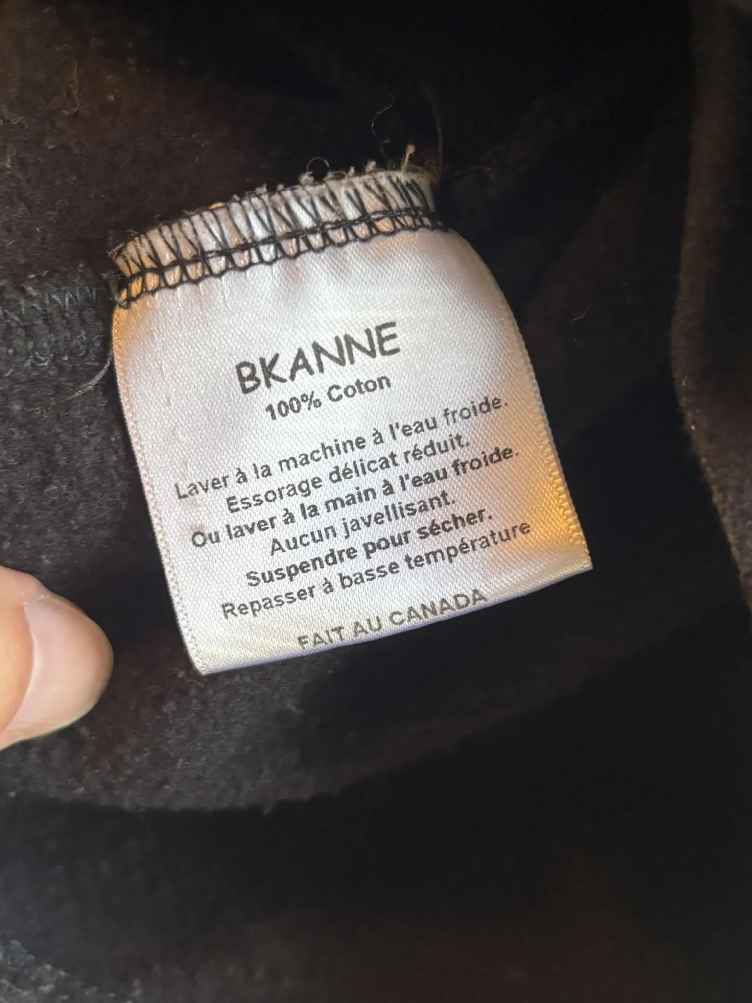 Image for Robe en coton ouaté de marque québécoise BKANNE