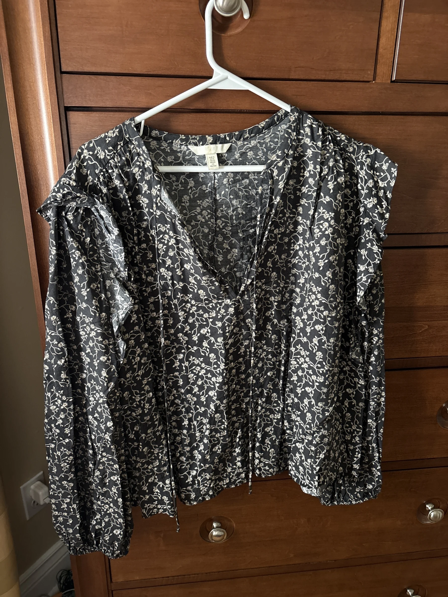 Blouse fleurie HM seconde main