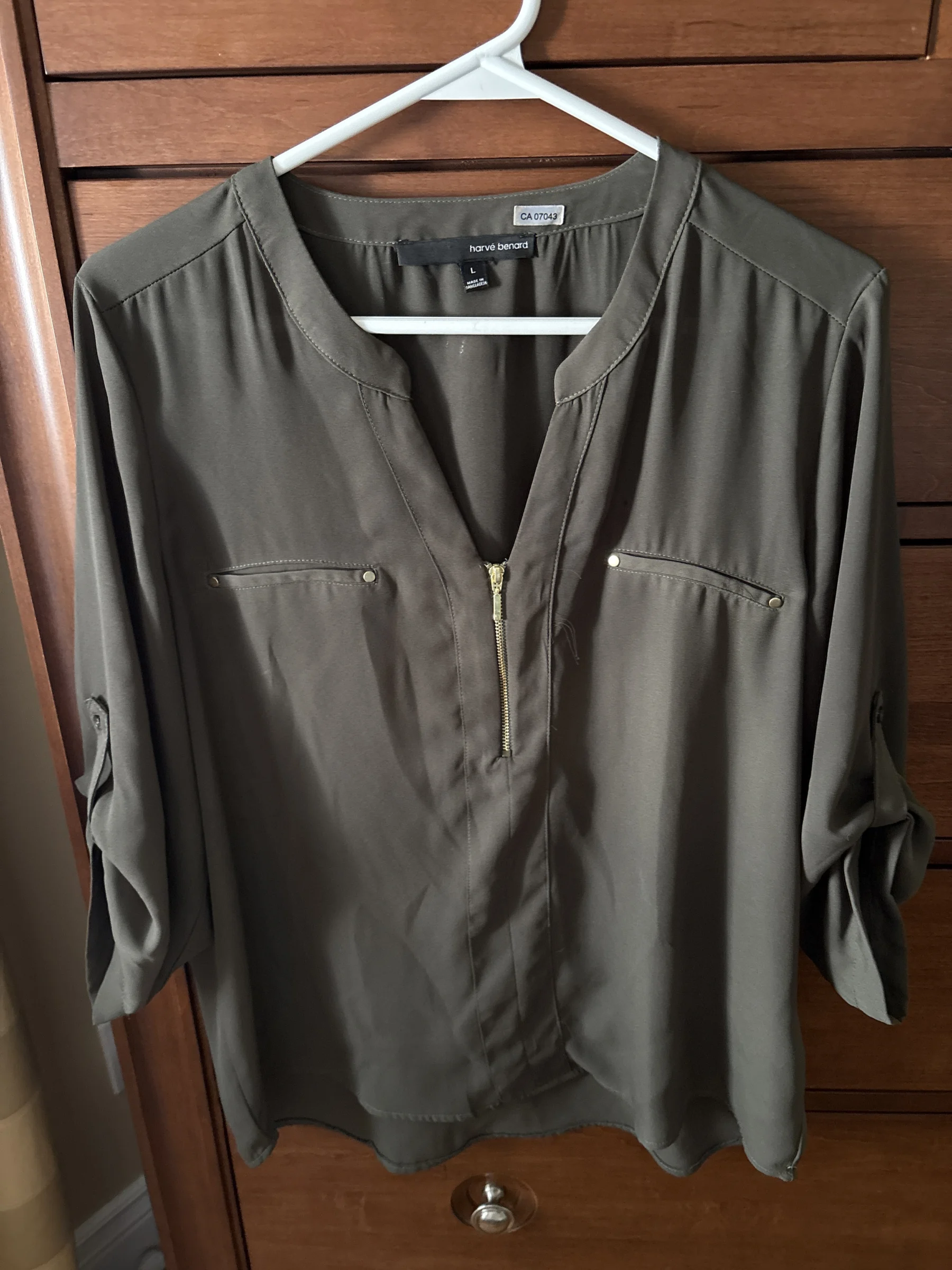 Blouse kaki *Autre seconde main