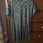 Thumbnail for Green dress with white flowers