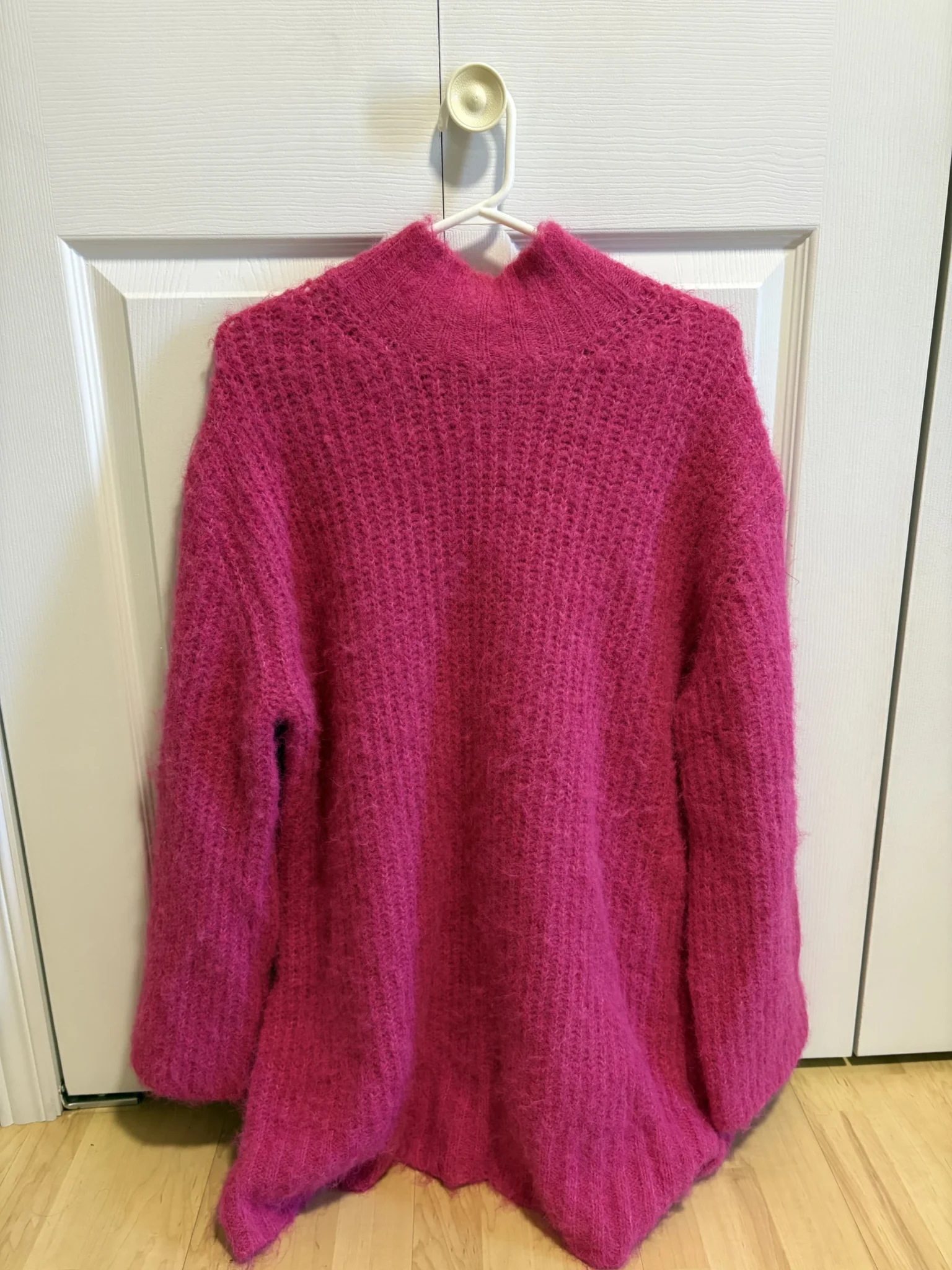 Featured image for Pink knitted dress