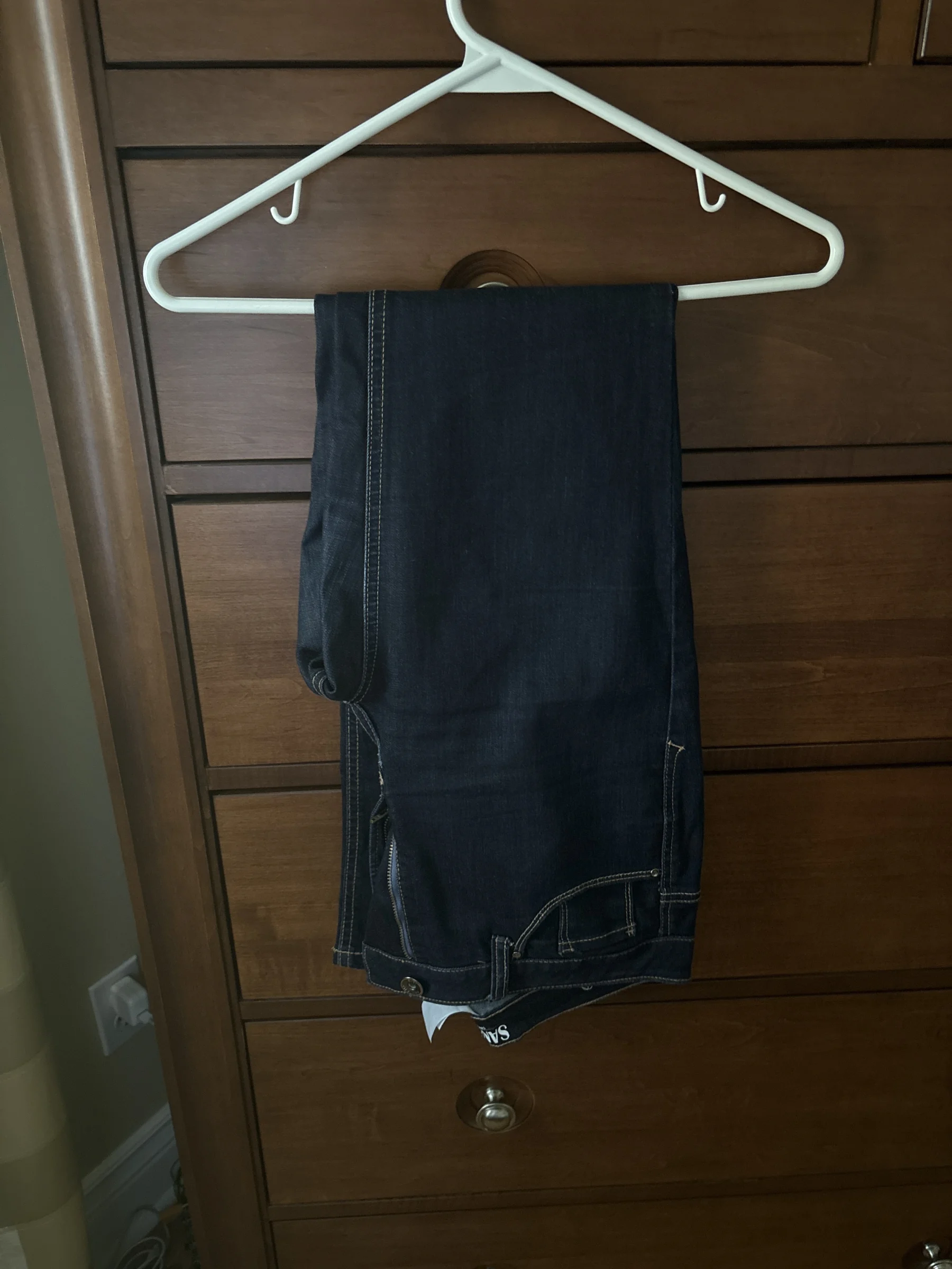 Straight-cut blue jeans *Other seconde main
