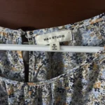 Thumbnail for Blue, yellow and green floral blouse