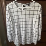 Featured thumbnail for White jumper with black checks
