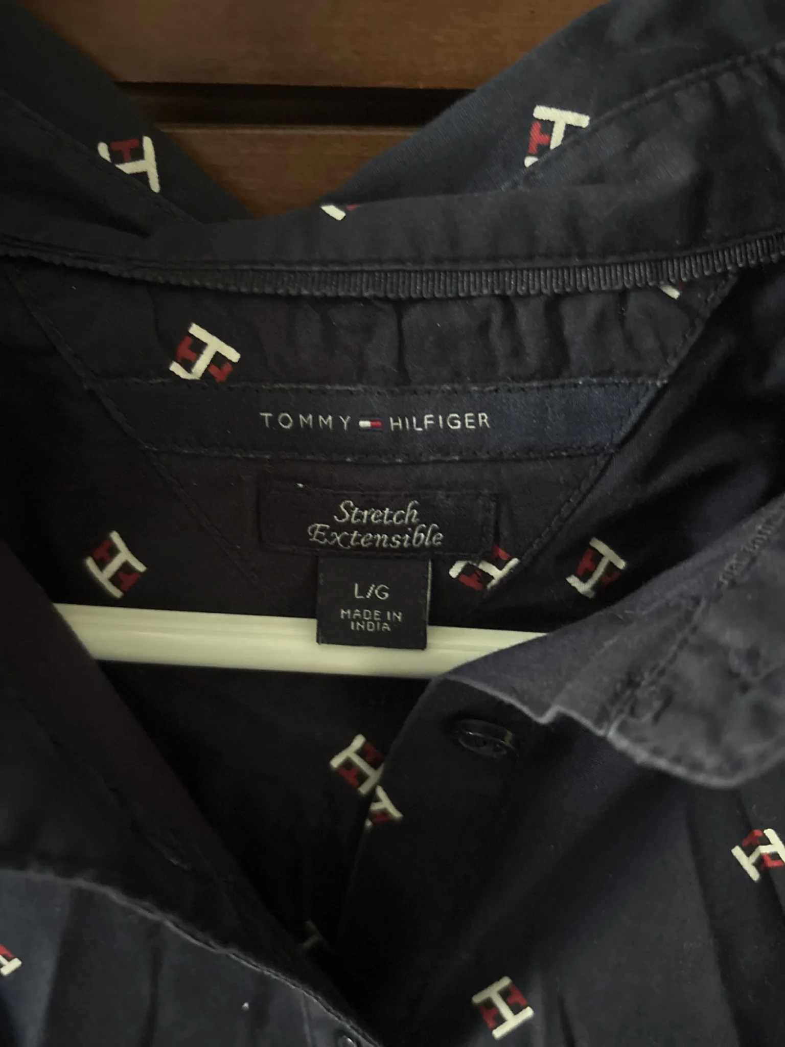 Image for Tommy Hilfiger navy shirt