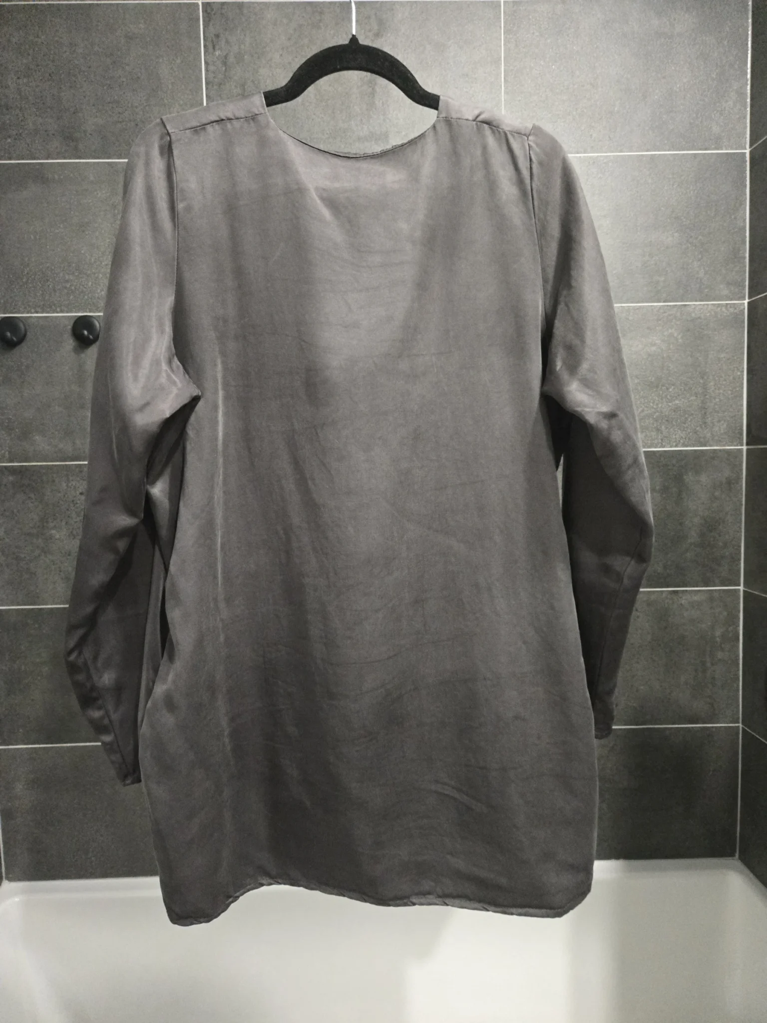 Image for Louve Design grey open-front cardigan