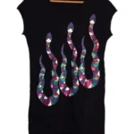 Featured thumbnail for Vivienne Tam Metallic Snake Top size S