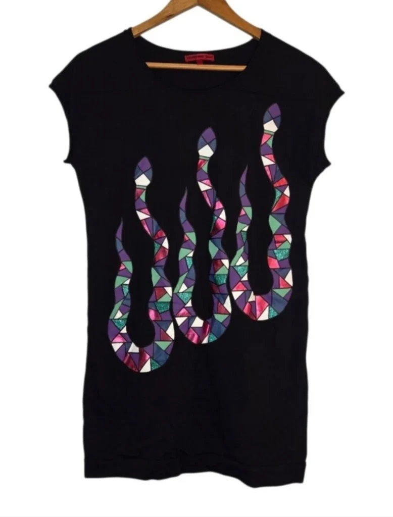 Image for Vivienne Tam Metallic Snake Top size S