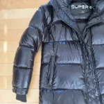 Thumbnail for Aritzia Super Puff Hi Gloss coat, black, XSmall
