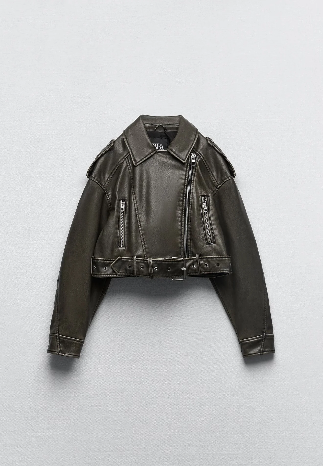 Zara women’s jacket, size small, khaki Zara seconde main