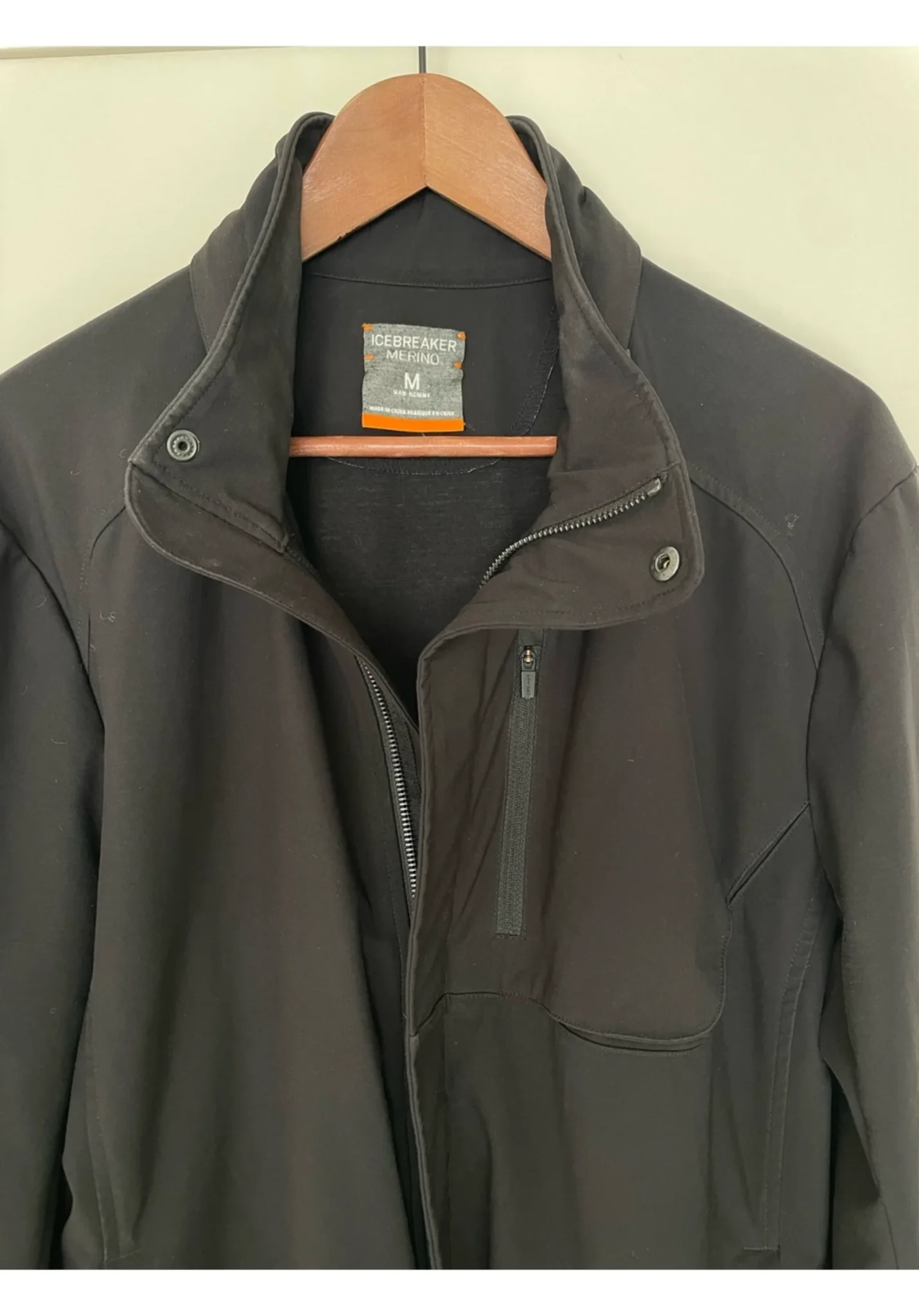 Image for Icebreaker coat with merino wool lining