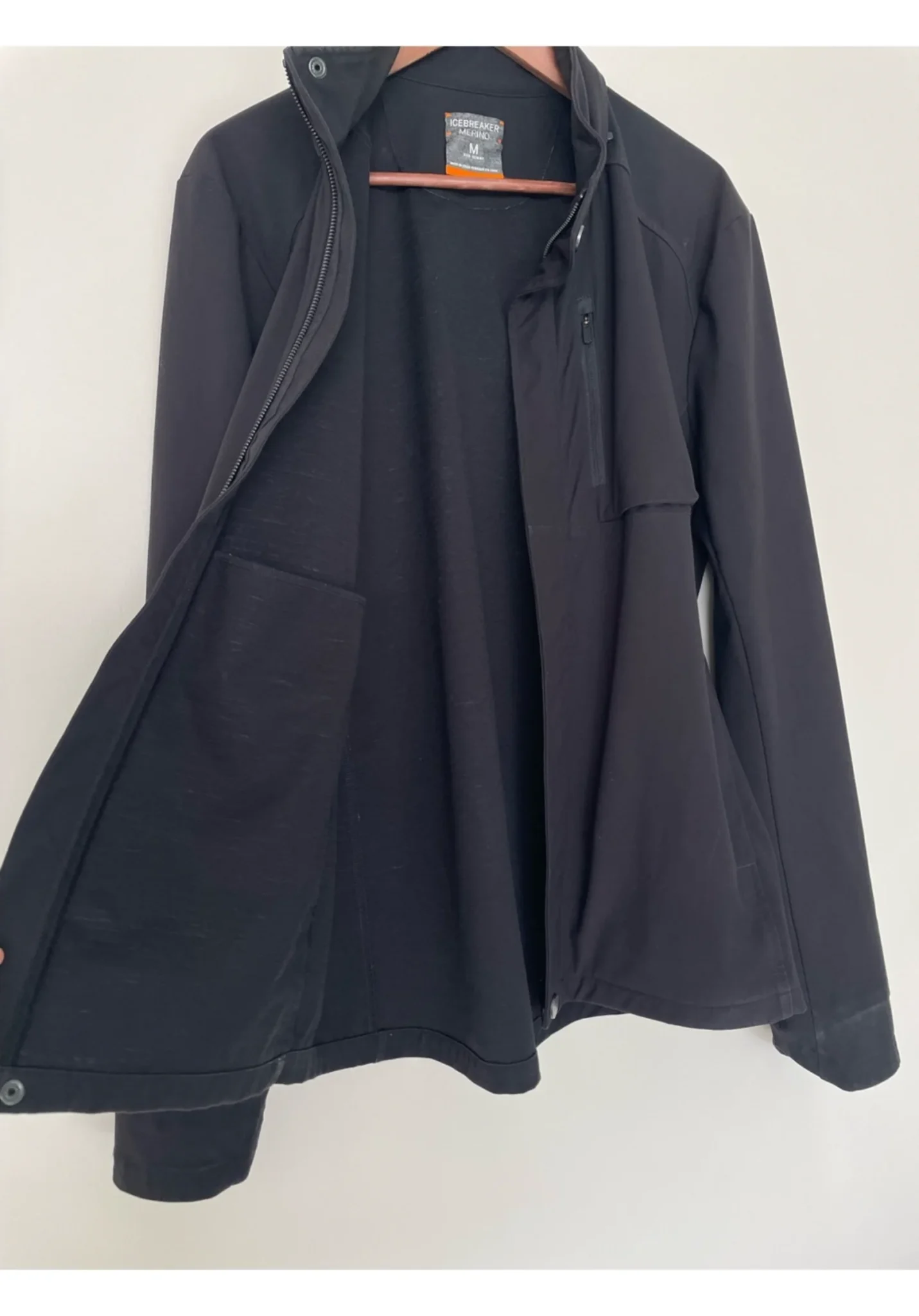 Image for Icebreaker coat with merino wool lining