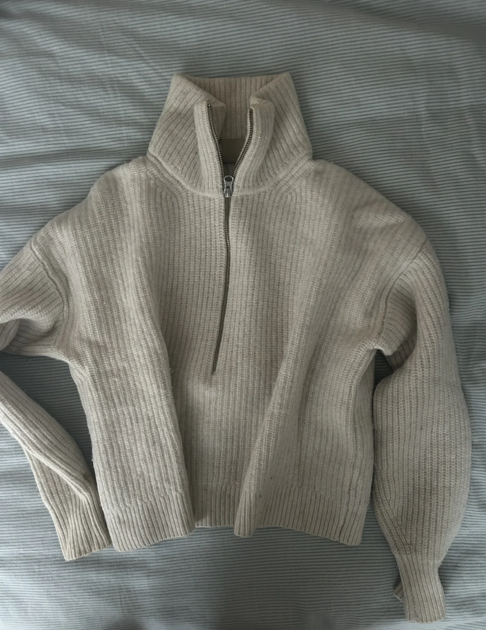 Featured image for Chandail 1/2 zip 100% laine Everlane