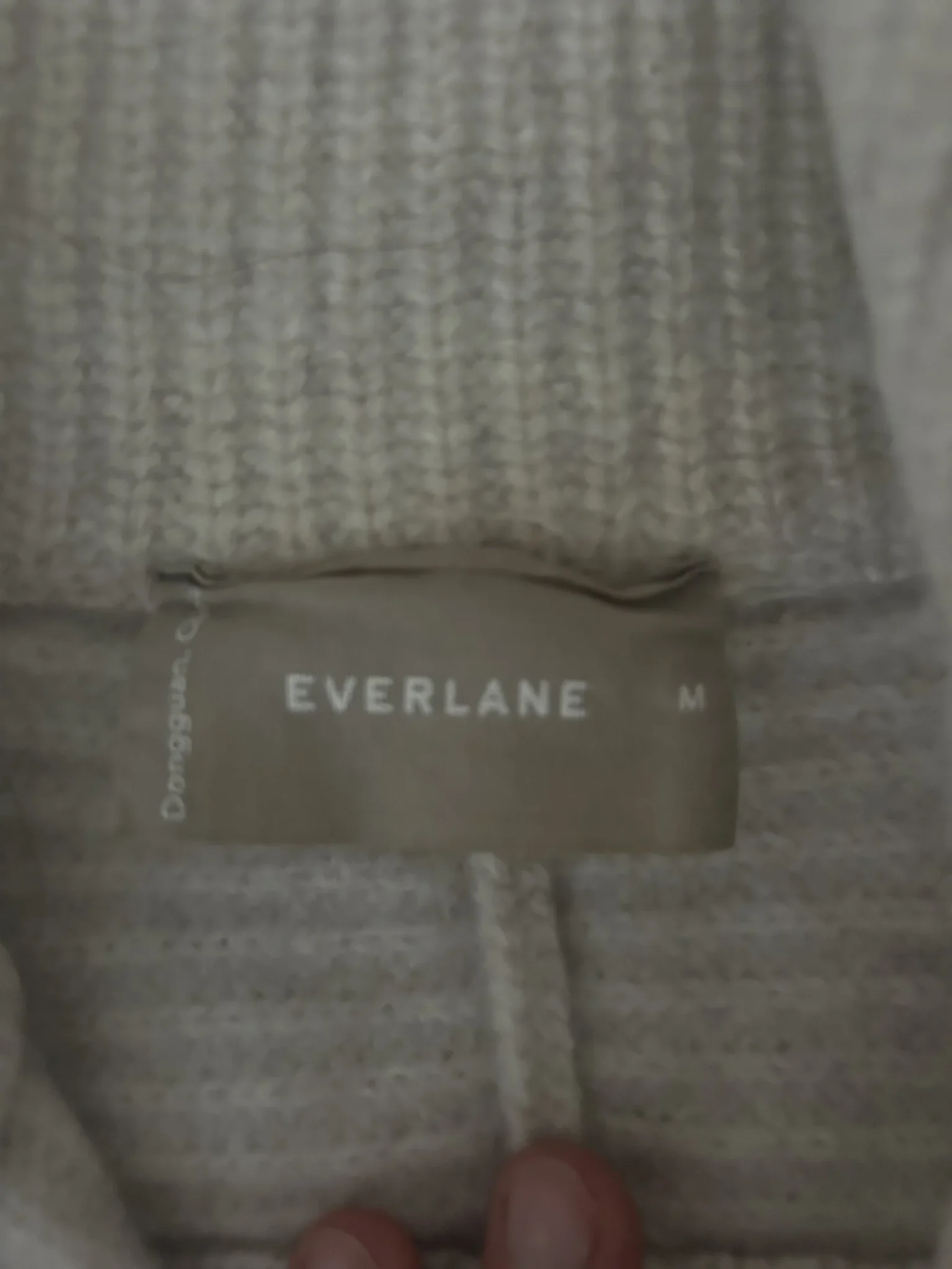 Image for Chandail 1/2 zip 100% laine Everlane