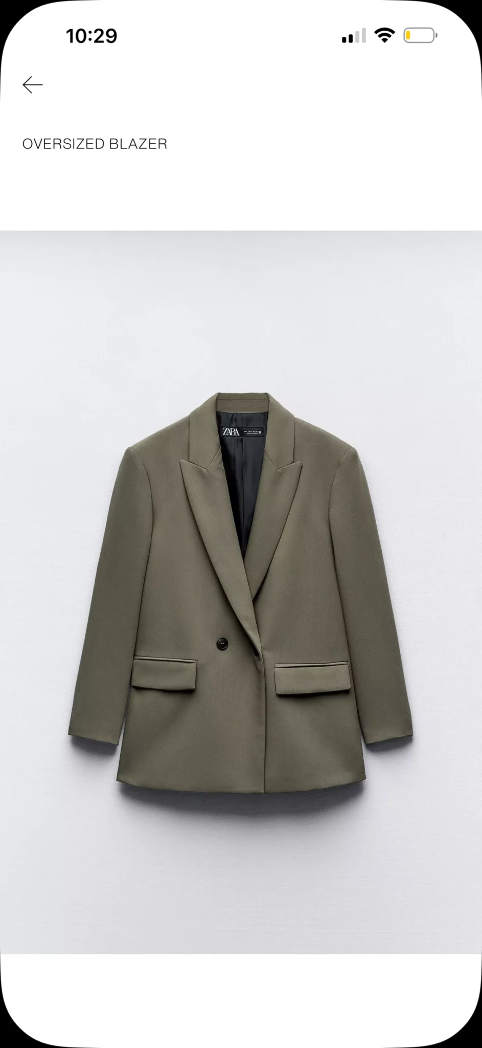 Image for Blazer oversize Zara