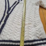 Thumbnail for Lauren ralph lauren Vintage Linen and cotton cable knit tennis cardigan